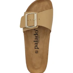 Palado Malta EGS Matt Premium Leather, Pantoletten, Damen, Hellbraun