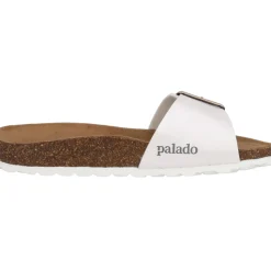 Palado Malta EGS Metallic, Pantoletten, Damen, Weiß