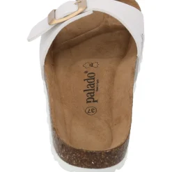 Palado Malta EGS Metallic, Pantoletten, Damen, Weiß