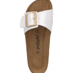 Palado Malta EGS Metallic, Pantoletten, Damen, Weiß