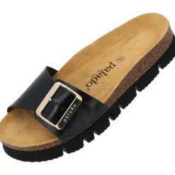 Palado Malta EGS PL, Pantoletten, Damen, Schwarz Metallic