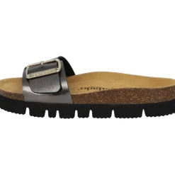 Palado Malta EGS PL, Pantoletten, Damen, Anthrazit Metallic