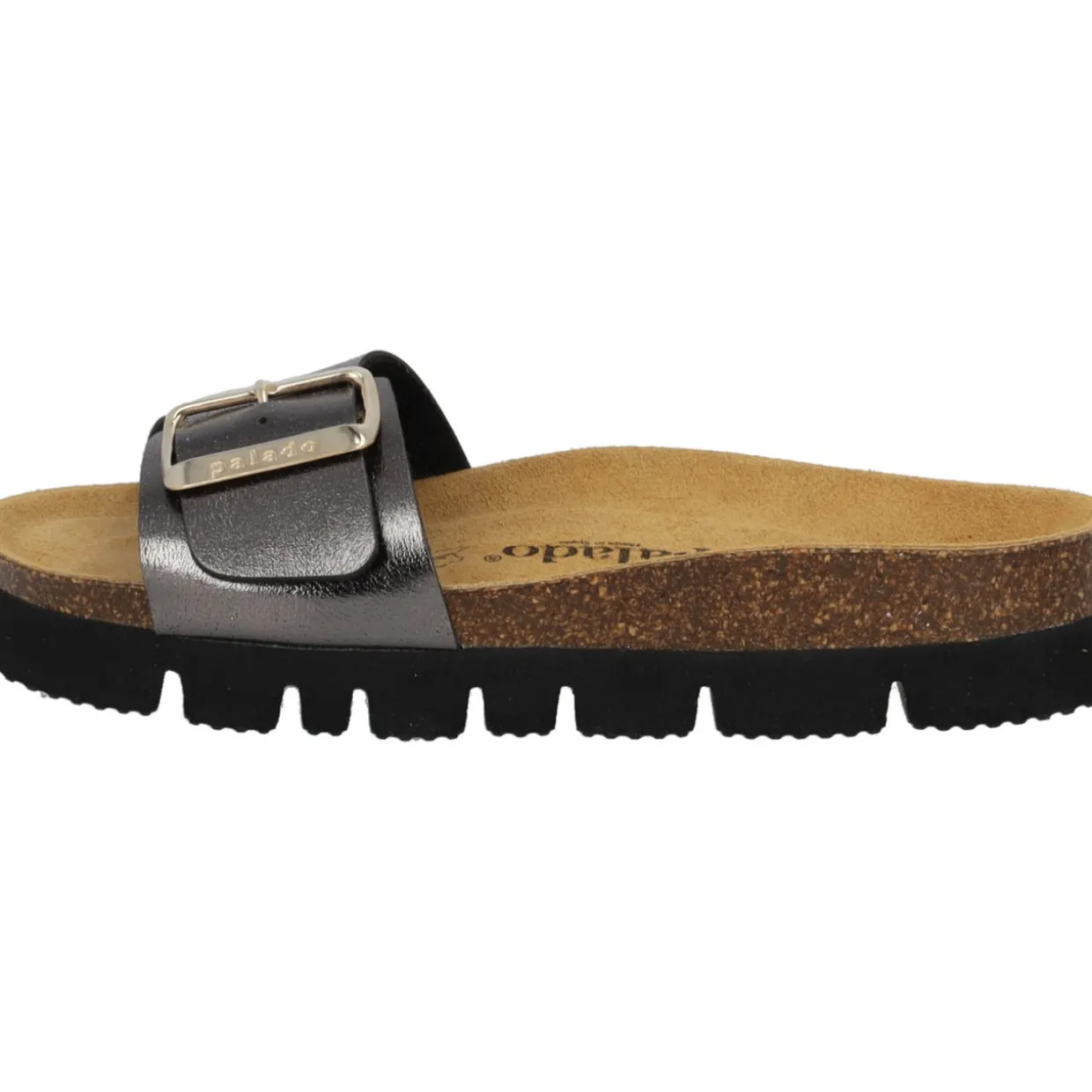 Palado Malta EGS PL, Pantoletten, Damen, Anthrazit Metallic