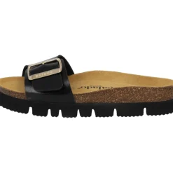 Palado Malta EGS PL, Pantoletten, Damen, Schwarz Lack