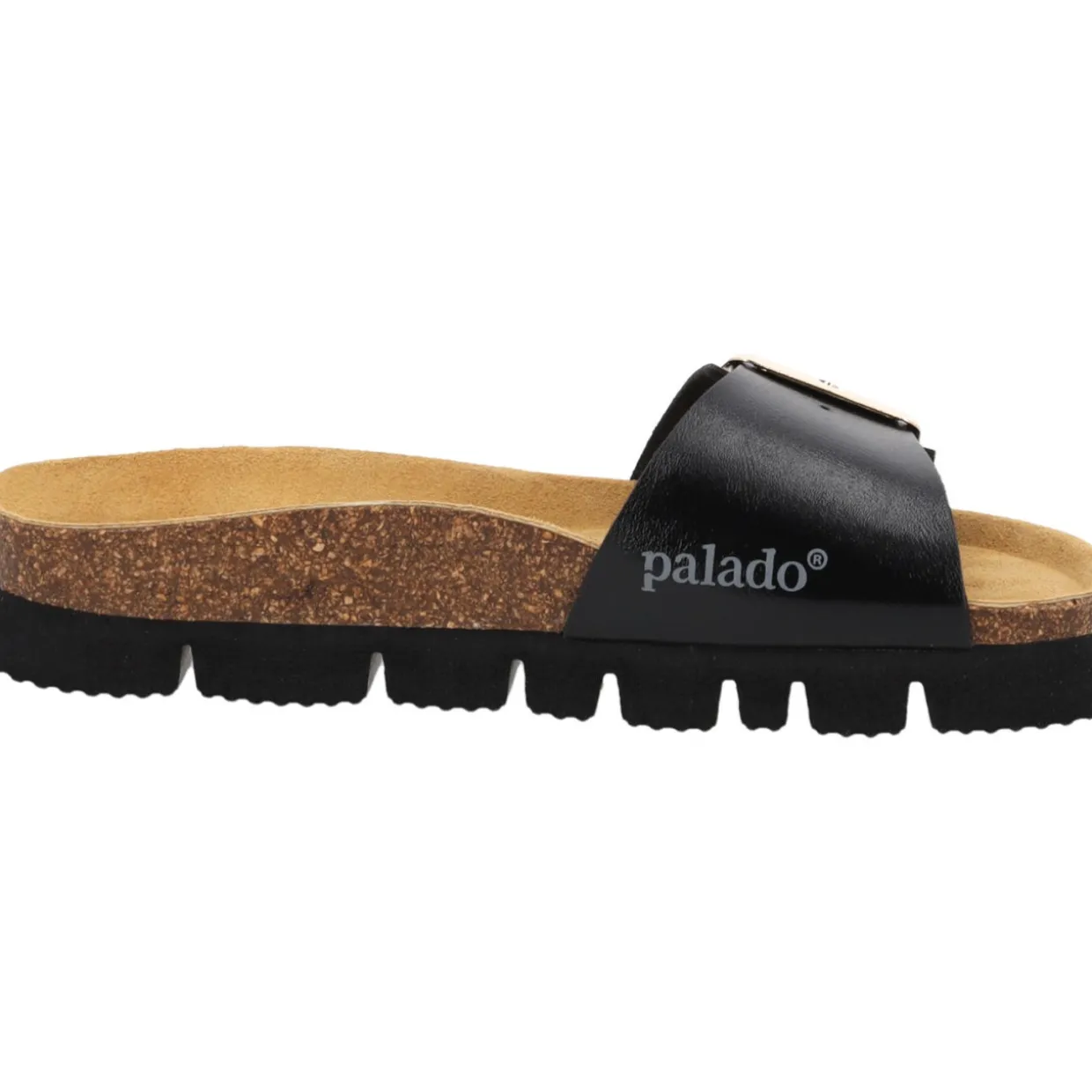 Palado Malta EGS PL, Pantoletten, Damen, Schwarz Metallic