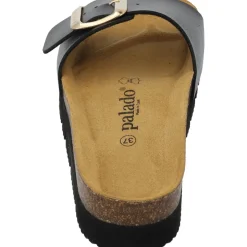 Palado Malta EGS PL, Pantoletten, Damen, Schwarz Lack