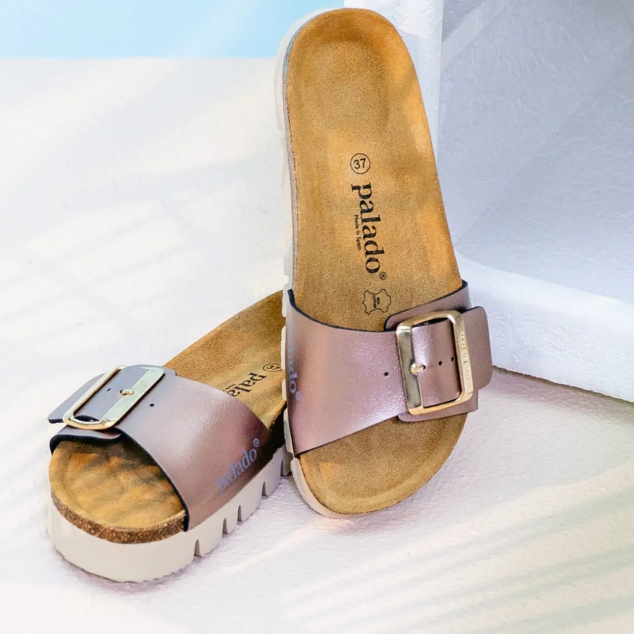 Palado Malta EGS PL, Pantoletten, Damen, Rose Metallic