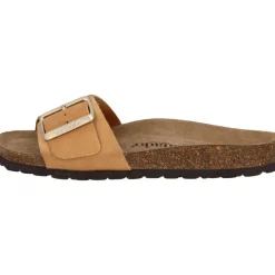 Palado Malta EGS Velours Premium Leather, Pantoletten, Damen, Hellbraun