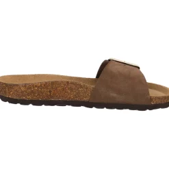 Palado Malta EGS Velours Premium Leather, Pantoletten, Damen, Dunkelbraun