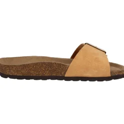 Palado Malta EGS Velours Premium Leather, Pantoletten, Damen, Hellbraun