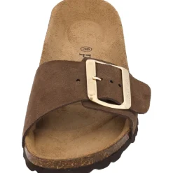 Palado Malta EGS Velours Premium Leather, Pantoletten, Damen, Dunkelbraun