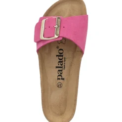 Palado Malta EGS Velours Premium Leather, Pantoletten, Damen, Pink