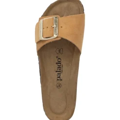 Palado Malta EGS Velours Premium Leather, Pantoletten, Damen, Hellbraun