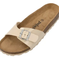 Palado Malta Lack SQS, Pantoletten, Damen, Beige