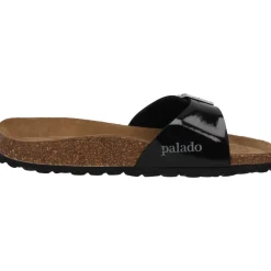 Palado Malta Lack SQS, Pantoletten, Damen, Schwarz