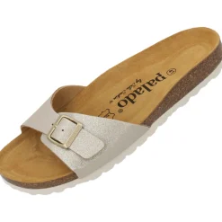 Palado Malta Magnolia by Sila Sahin, Pantoletten, Damen, Weißgold