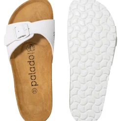 Palado Malta Matt, Pantoletten, Damen, Weiß/Weiß