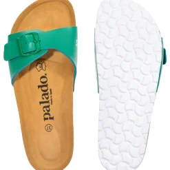 Palado Malta Matt, Pantoletten, Damen, Grün