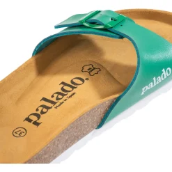 Palado Malta Matt, Pantoletten, Damen, Grün
