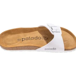 Palado Malta Matt, Pantoletten, Damen, Weiß/Weiß