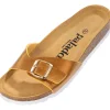 Palado Malta Metallic, Pantoletten, Damen, Senf Gold