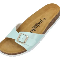 Palado Malta Metallic, Pantoletten, Damen, Türkis