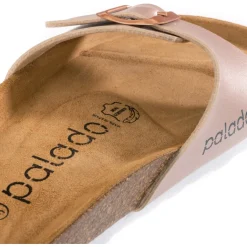 Palado Malta Metallic, Pantoletten, Damen, Rose/Rose