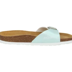 Palado Malta Metallic, Pantoletten, Damen, Türkis