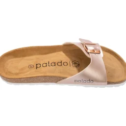 Palado Malta Metallic, Pantoletten, Damen, Rose/Rose