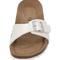 Palado Malta Metallic SQS, Pantoletten, Damen, Weiß