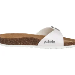 Palado Malta RD by Sila Sahin, Pantoletten, Damen, Weiß Metallic