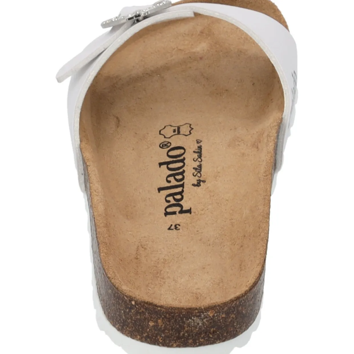 Palado Malta RD by Sila Sahin, Pantoletten, Damen, Weiß Metallic