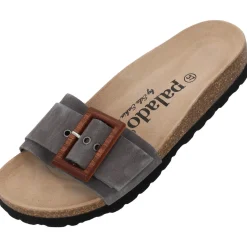 Palado Malta Wood by Sila Sahin, Pantoletten, Damen, Grau