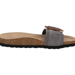 Palado Malta Wood by Sila Sahin, Pantoletten, Damen, Grau