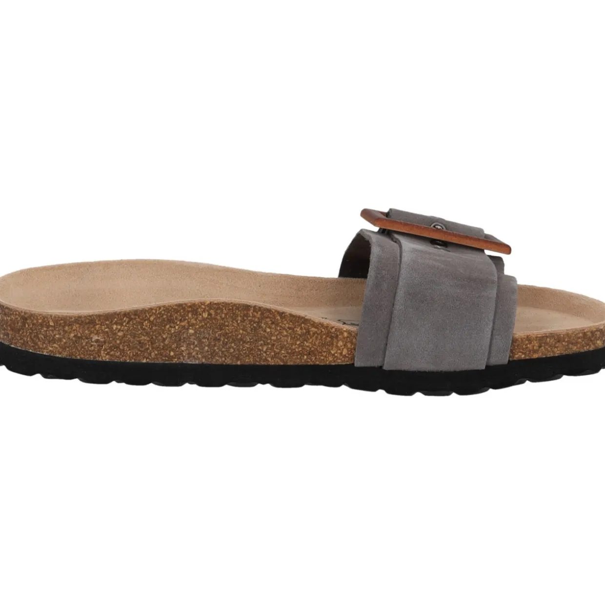 Palado Malta Wood by Sila Sahin, Pantoletten, Damen, Grau