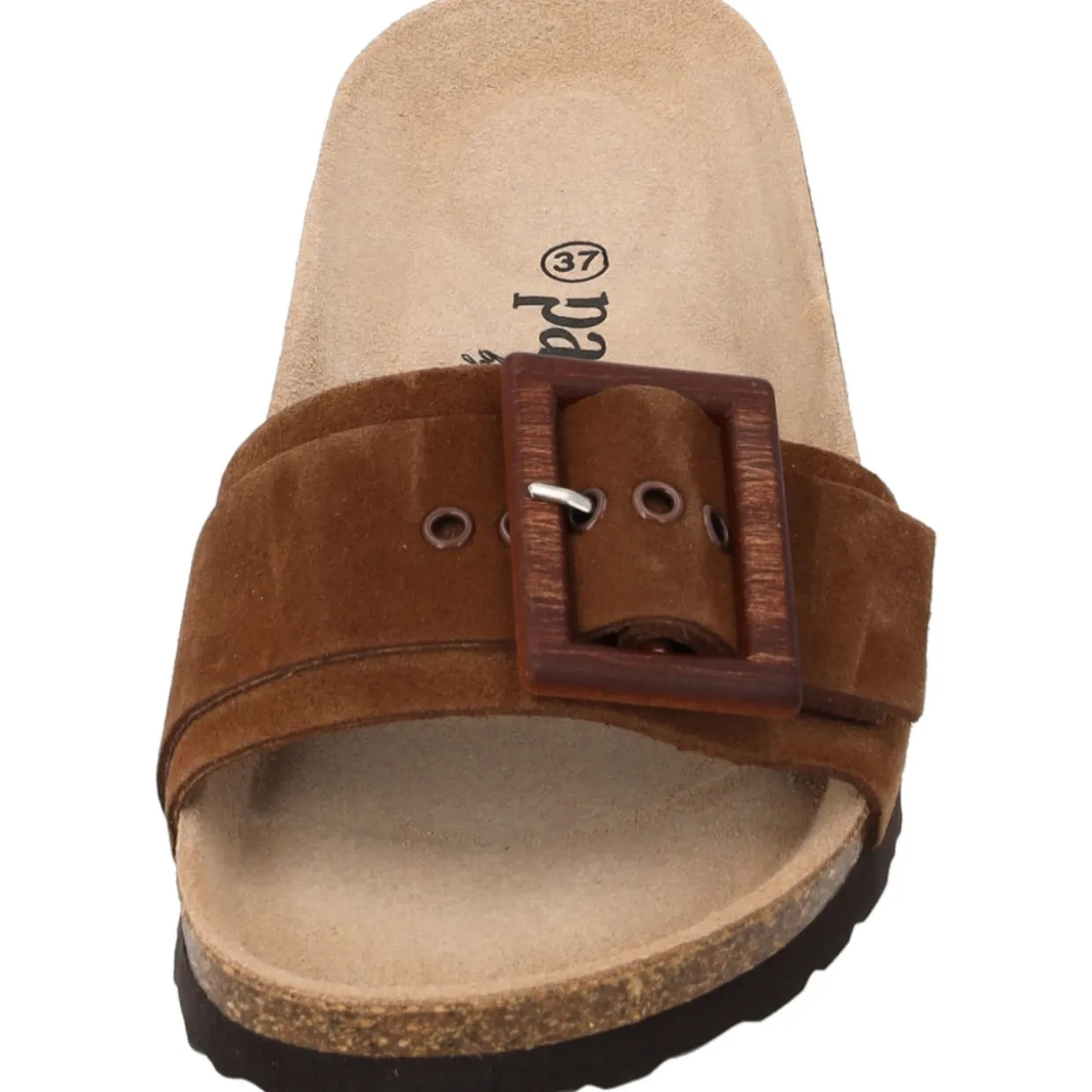 Palado Malta Wood by Sila Sahin, Pantoletten, Damen, Dunkelbraun