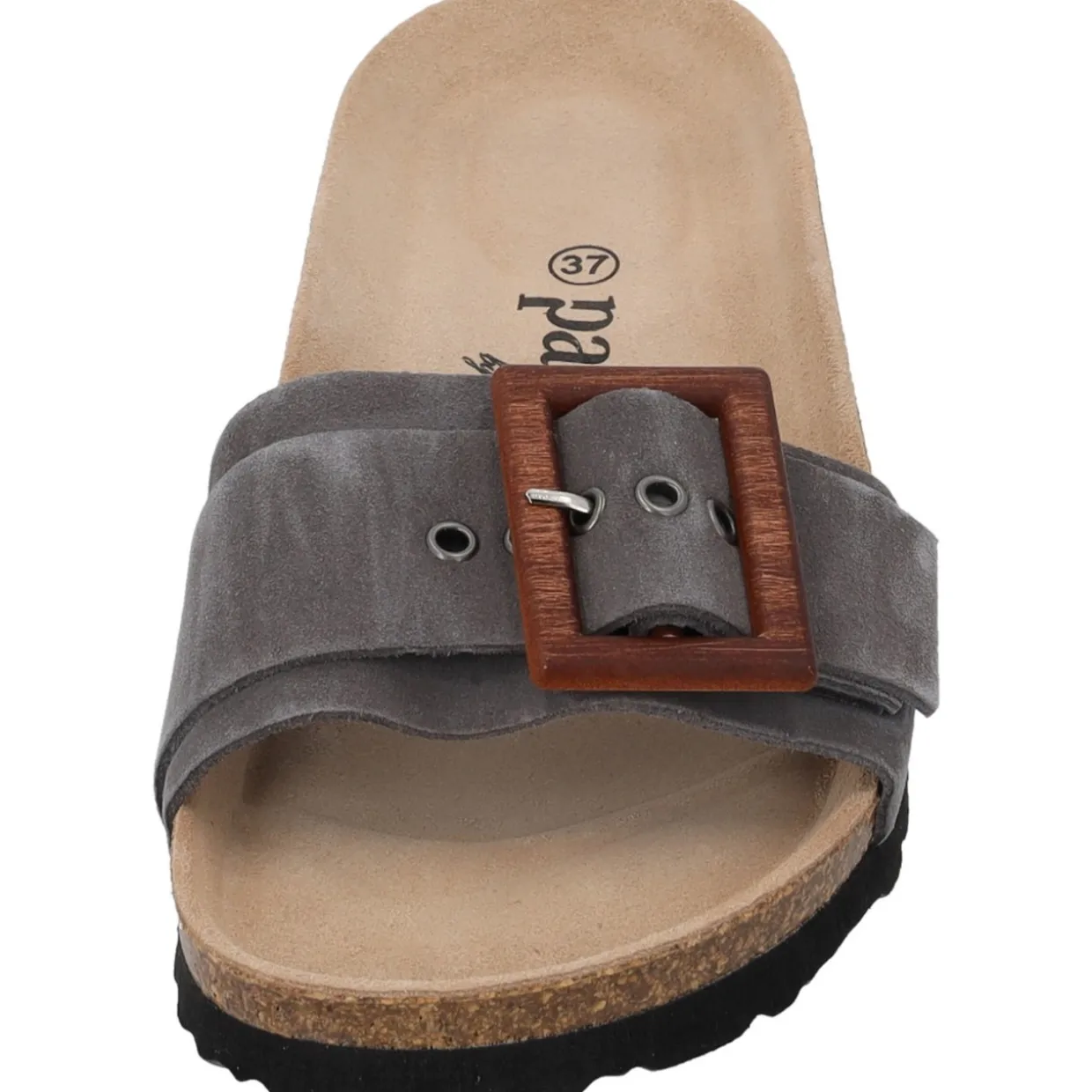 Palado Malta Wood by Sila Sahin, Pantoletten, Damen, Grau