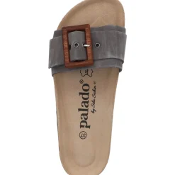 Palado Malta Wood by Sila Sahin, Pantoletten, Damen, Grau