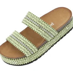 Palado Maziel, Plateau-Sandaletten, Damen, Grün