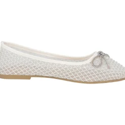 Palado Menera by Sila Sahin , Ballerinas, Damen, Weiß Glitzer
