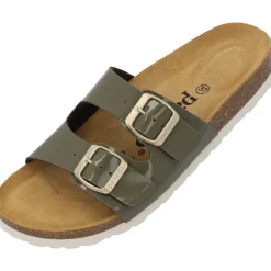 Palado Milos Lack, Pantoletten, Damen, Khaki