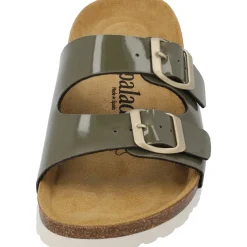 Palado Milos Lack, Pantoletten, Damen, Khaki