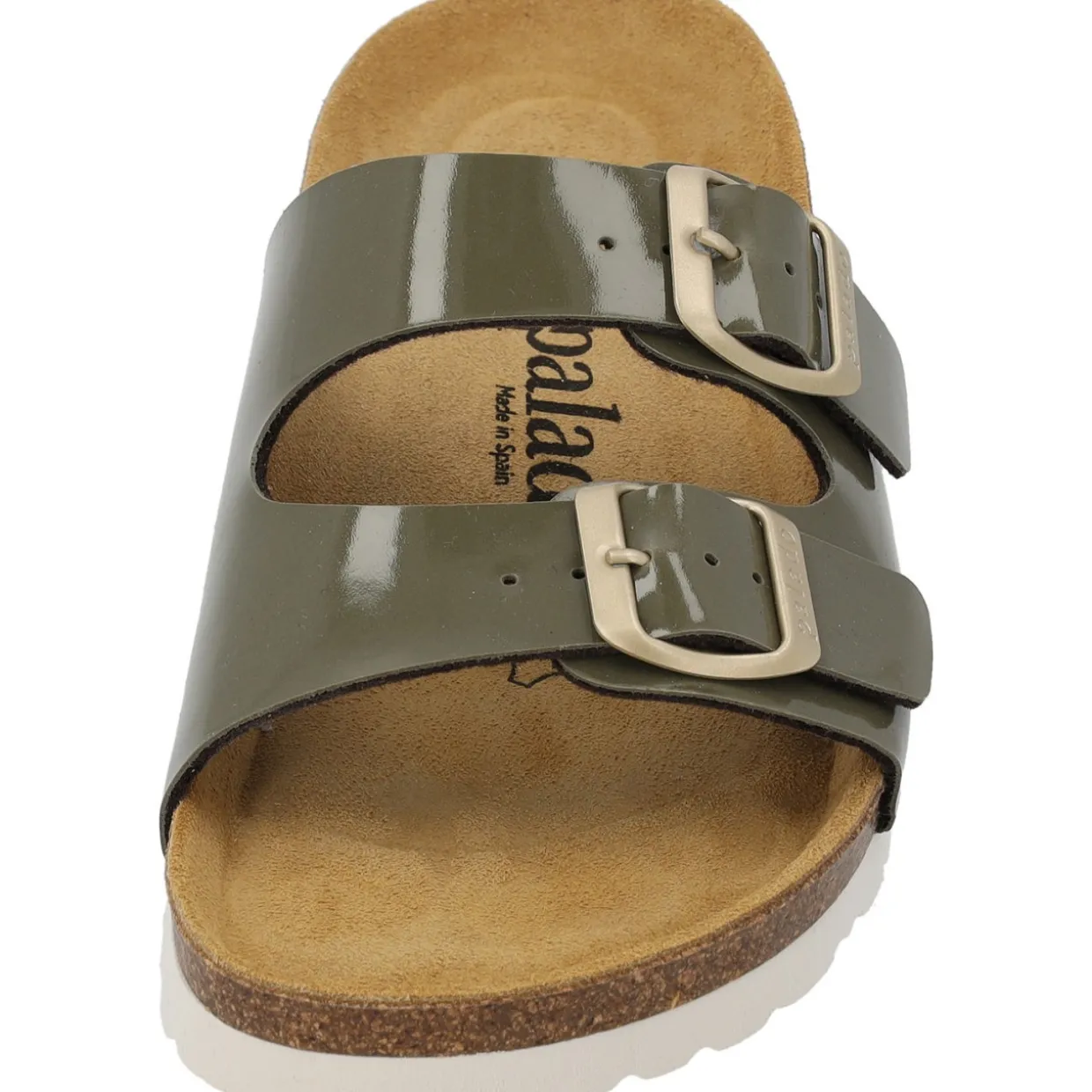 Palado Milos Lack, Pantoletten, Damen, Khaki