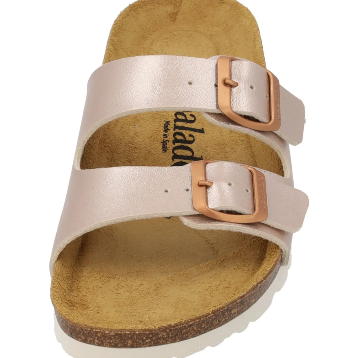 Palado Milos Metallic, Pantoletten, Damen, Rosegold