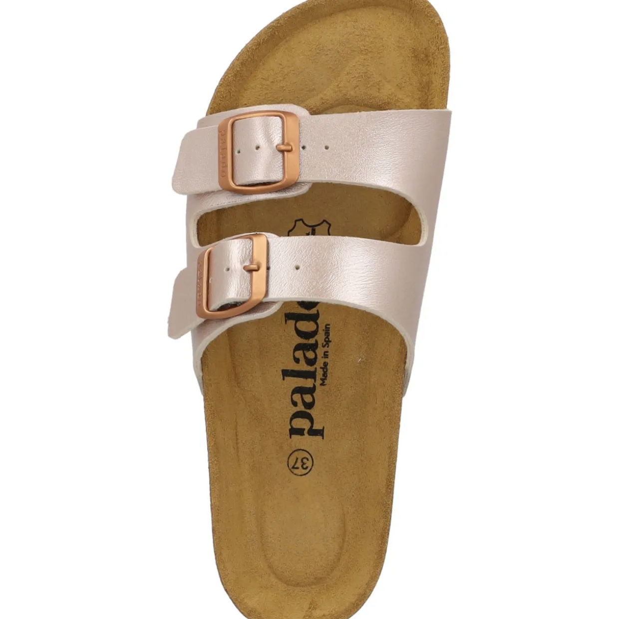 Palado Milos Metallic, Pantoletten, Damen, Rosegold