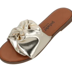 Palado Namar by Sila Sahin, Pantoletten, Damen, Gold Metallic