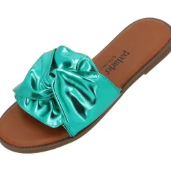 Palado Namar by Sila Sahin, Pantoletten, Damen, Grün Metallic