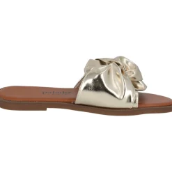 Palado Namar by Sila Sahin, Pantoletten, Damen, Gold Metallic
