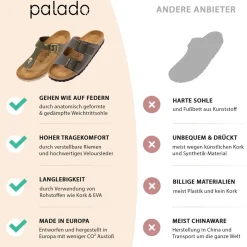 Palado Napoli, Klassische Sandalen, Herren, Braun
