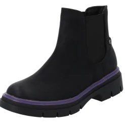 Palado Natlee, Chelsea Boots, Damen, Schwarz/Lila